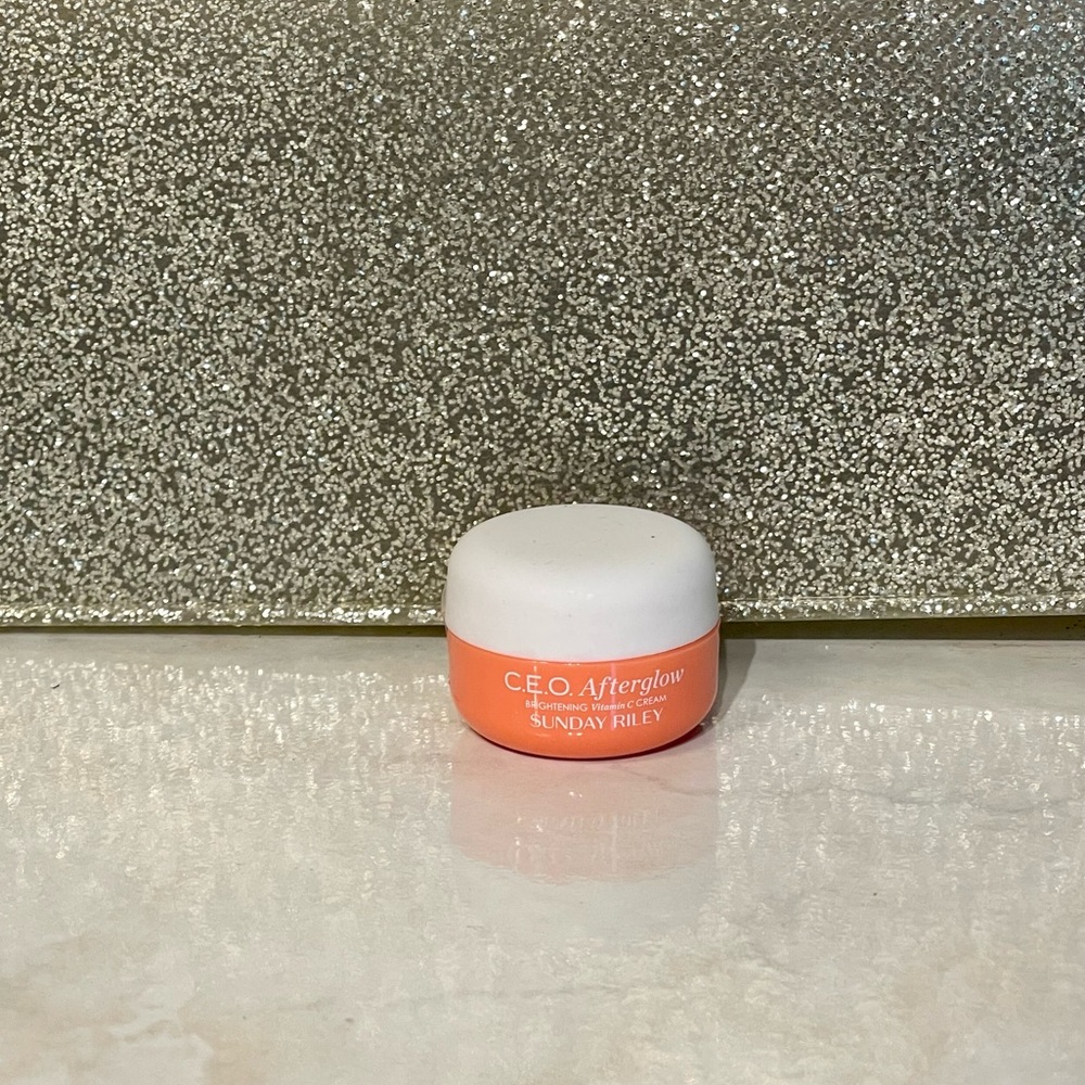 5 for $25 item 🌺 Mini Sunday Riley CEO Afterglow Brightening Vitamin C Cream
